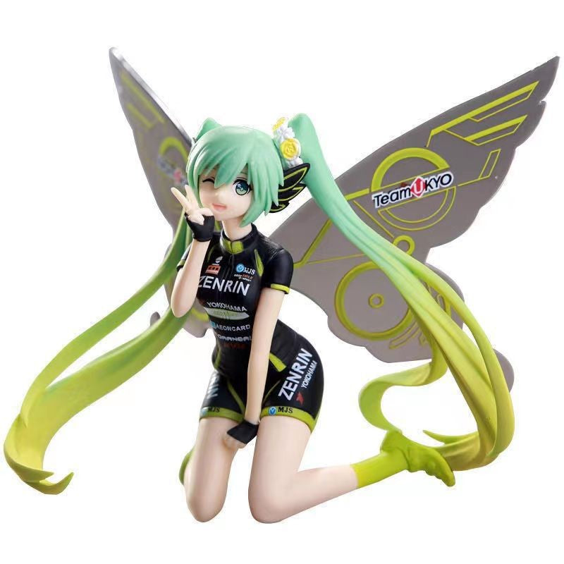 Hatsune Miku Figura Anime Menina Modelo Decoração de Mesa Boneca Colecionável Presente para Fãs Estátua Vocaloid Japonesa Kawaii Otaku