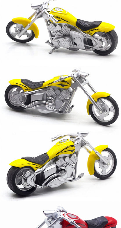 1:18 Harley Rider Moto de Corrida Modelo Fundido em Metal Modelo de Moto de Rua Brinquedo Infantil Presente