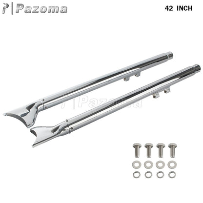 For Harley Softail Breakout Standard Slim Deluxe 2007-17 Motorcycle 33/36/39/42" Fishtail Exhausts Slip On Exhaust Pipe Muffler