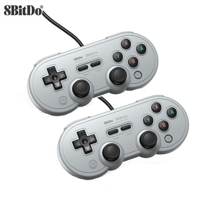 1 Or 2PCS 8BitDo SN30 Pro Wired USB Gamepad for Nintendo Switch Windows 10/11 Compatible with Raspberry Pi Game Controller