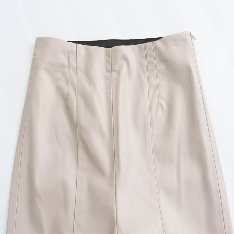 High Waist Faux Leather Leggings Women's Faion Slim Fit Versatile Base Layer Pants Autumn Winter New Arrival 8372294 7