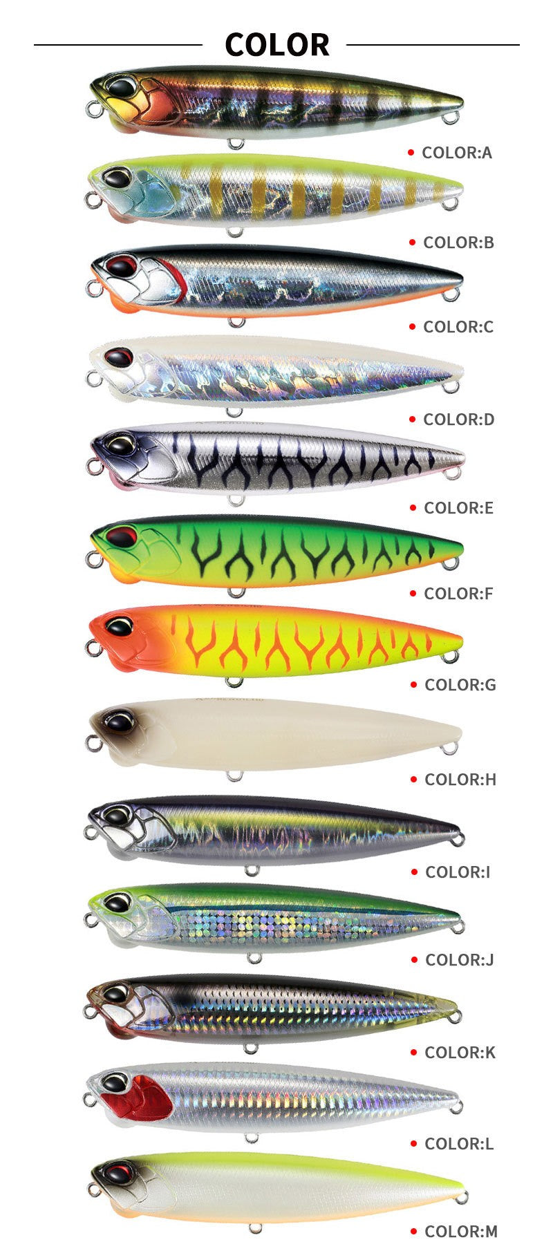 Isca de Pesca Lápis Flutuante 85mm 11g Topwater Walking the Dogs Isca Artificial Rígida Wobbler para Perca e Lúcio de Água Doce