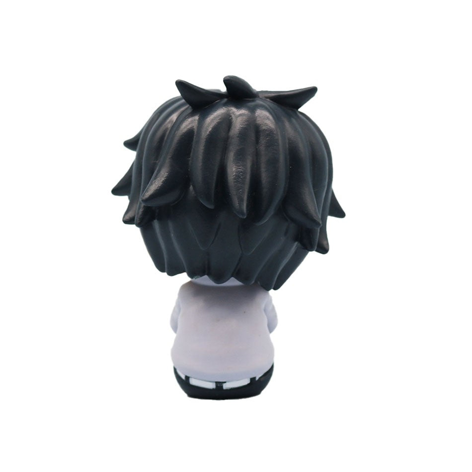 Novo conjunto de 5 peças Jujutsu Kaisen Cute Yuji Itadori Gojo Satoru Q Ver. Bonecos de Ação de PVC Figuras de Anime Modelo Brinquedos Coleção Boneca Presente