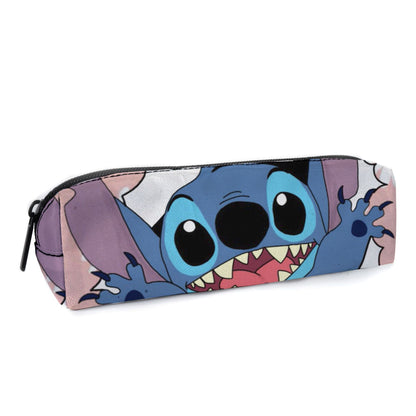 Anime Pencil Case Kawaii Stitch Print Pen Bag Cartoon Students Storage Bag Pen Set School Stationery Christmas Gift for Kids