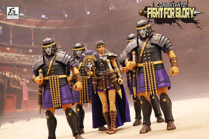 [Pré-Venda] XesRay Fight For Glory 1/12 Action Figure Combatants Wave 6 Cassia Berenice Medocus o Trácio Modelo de Anime Para Presente