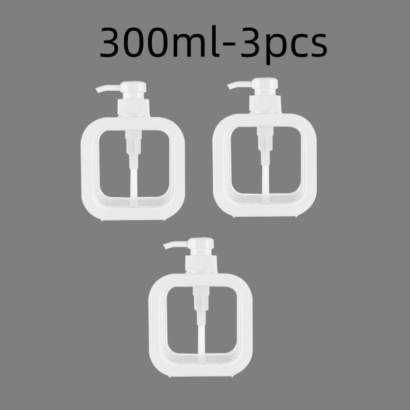 300/500ml Bathroom Soap Dispensers Refillable Lotion Shampoo Shower Gel Holder Portable Travel Dispenser Empty Bath Pump Bottle