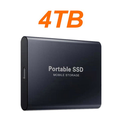 SSD portátil USB-C 2TB HD Externo 4TB de Grande Capacidade Unidade de Armazenamento de Alta Velocidade para Laptop Windows 10/11 2026