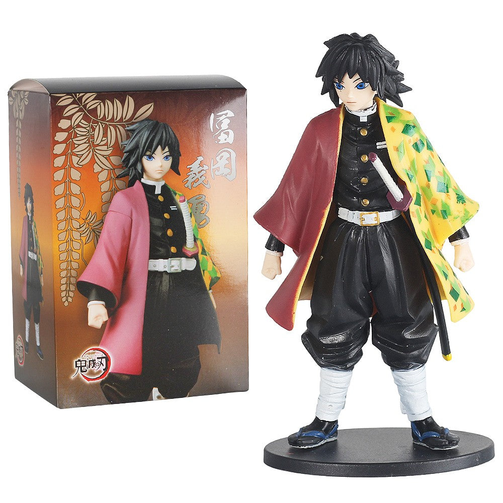 Anime figura Demon Slayer Figura Kamado Tanjirou Nezuko Action Figures PVC Modelo Brinquedos Zenitsu Estatueta Inosuke Kimetsu No Yaiba