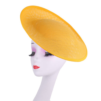 30CM Round Fascinator Base Make Millinery Cap Fabric Supplies DIY Hair Accessories For Women Wedding Fascinator Hat Formal Event