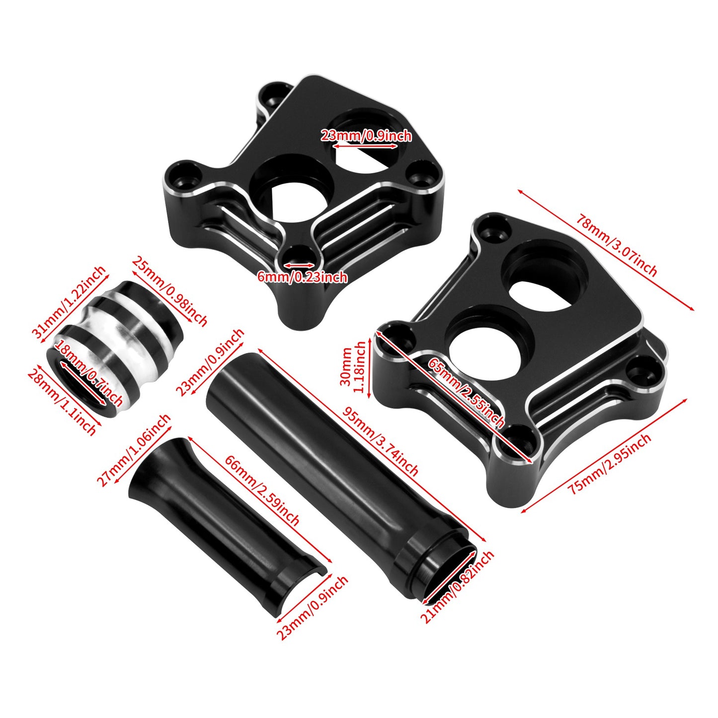 Tampa do Tucho do Motor CNC para Motocicleta Preto Cromado para Harley Softail Touring Dyna Twin Cam Electra Glide Road King