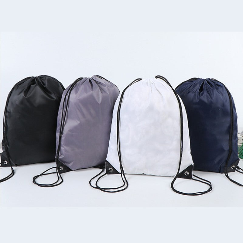 20/50Pcs Custom Bag Printing Logo Schoolbag Promotional Outdoor Casual Gym Sport Waterproof Advertising Bag Drawstring Backpack