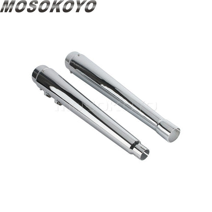 Motorcycle Tappered Slip-On Exhaust Pipe For Harley Touring Street Road Electra Glide Road King FLHR FLHX FLTRX FLHTK 2017-2023