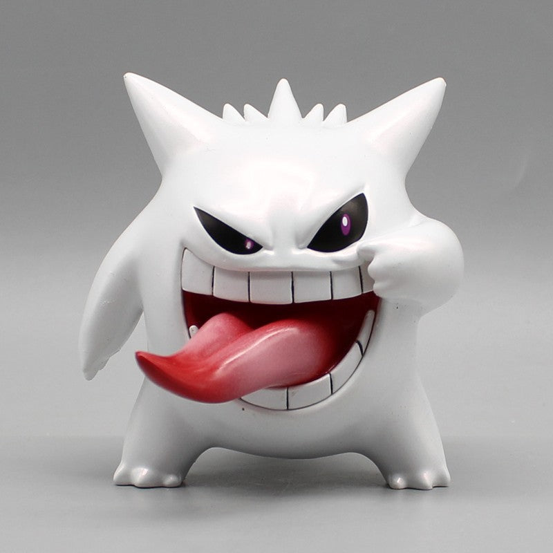 9cm Pokémon Gengar Boneco Transparente, Lindo Anime PVC Action Figure para Decoração de Quarto Coleção Presente para Fãs