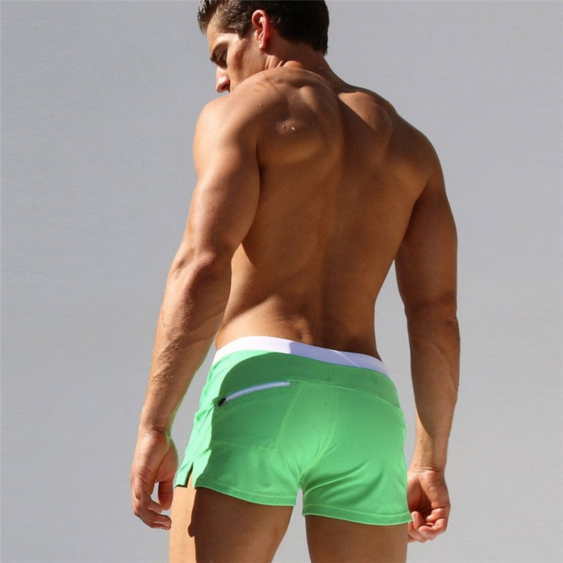 New Fashion Swimwear Men Breathable Men's Swimsuits Trunks Boxer Briefs Sunga SwimSuits Maillot De Bain Beach Shorts
