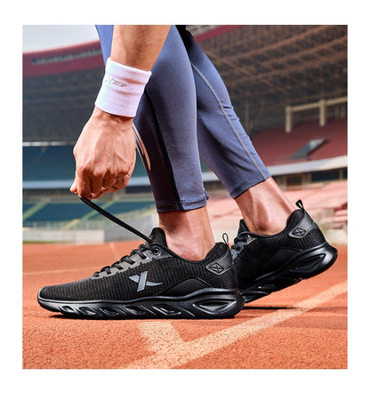 Tênis de Corrida Masculino Xtep Primavera 2025 Calçado Esportivo Absorvente de Suor Tênis Esportivo Esportivo Resistente ao Desgaste com Estabilidade 880119115131