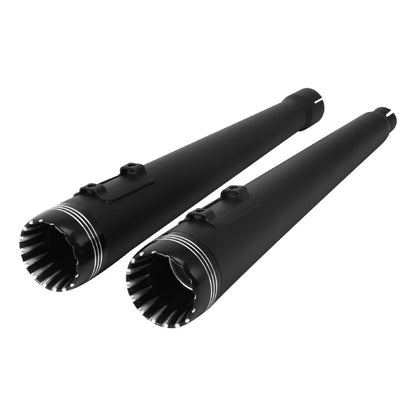 Motorcycle Megaphone Tappered Slip On Exhaust Pipes For Harley Touring Road King Road Glide 2017-2023