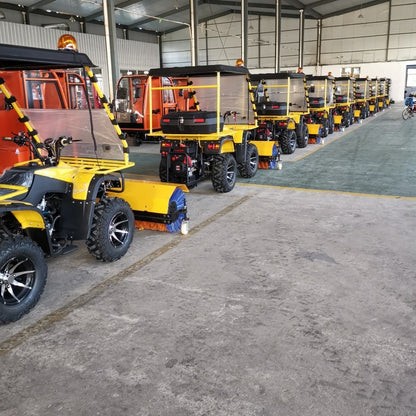 Limpa-neve personalizado, autopropelido com escova rotativa, vendas diretas da fábrica para remoção de neve em estradas