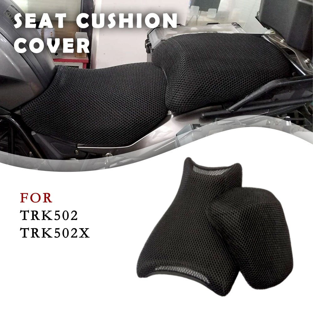 Acessórios para Motocicleta Capa de Almofada de Assento de Malha Respirável 3D à Prova D'água para Benelli TRK502 TRK502X TRK 502 X 502X