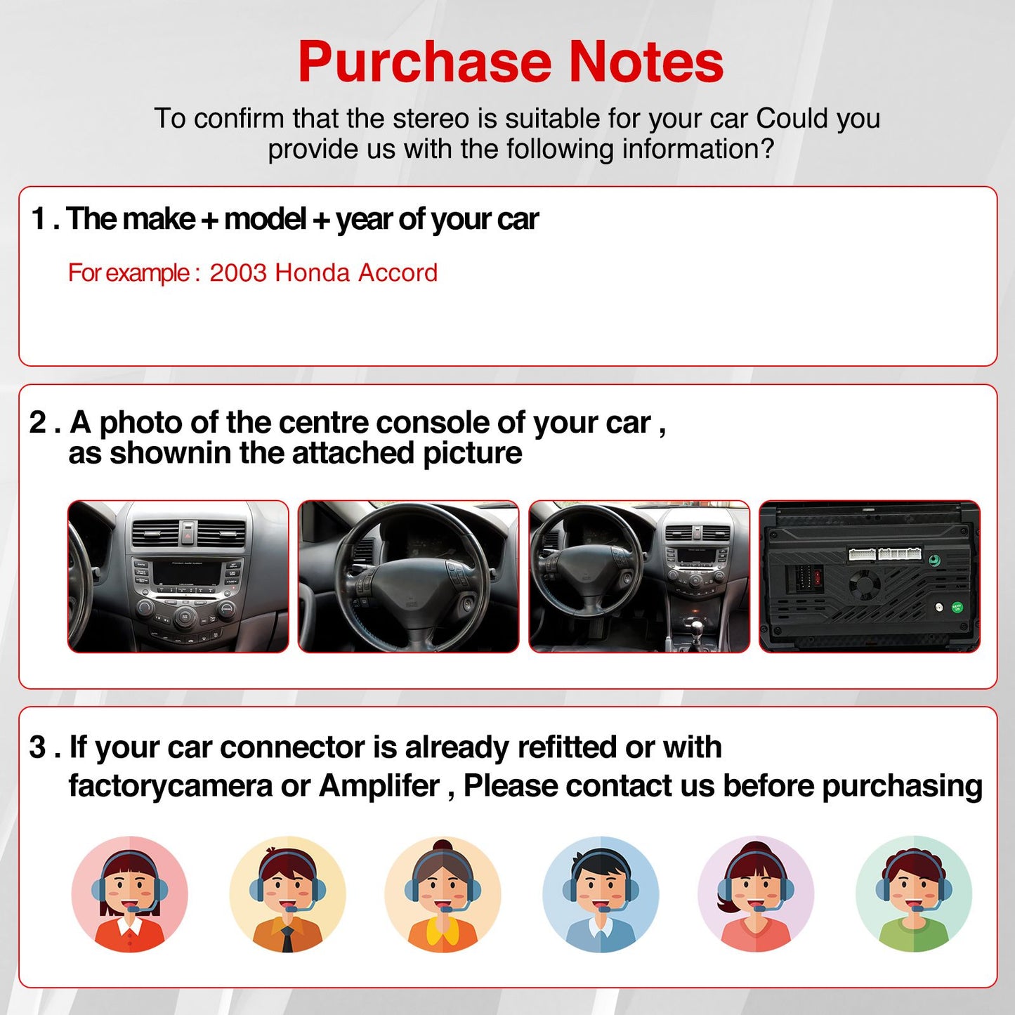 10.1 Inch Android13 Wireless Car Carplay Android Navigation Reversing Camera All-in-one 2+32G CarPlay GPS For Honda Accord 03-07