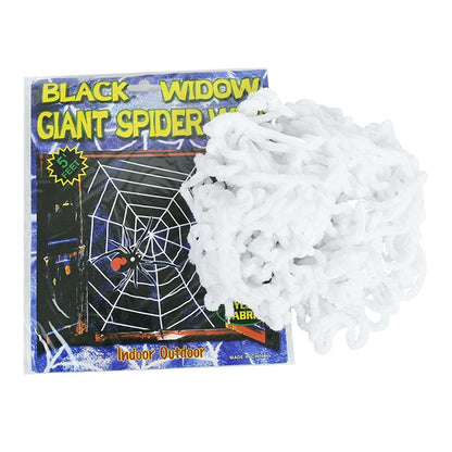150/250cm Halloween White Black Giant Spider Web Happy Halloween Decoration For Home Bar Haunted House Prop Outdoor Scary Decor