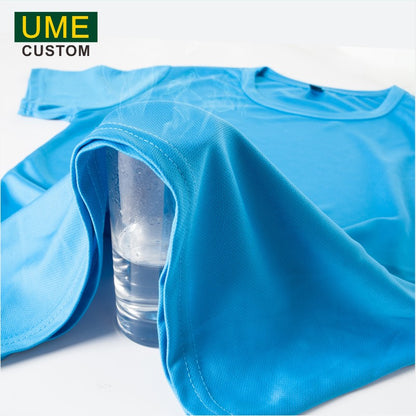 Quick-drying T-shirt Custom Logo Breathable Sports Top Embroidery Personalized Logo Team Activity T-shirt Print Pattern 2025