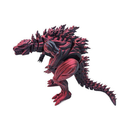 Enfeite de Dragão Impresso em 3D Enfeite de Mesa Dinossauro Boca Grande 3D Animais Casa Escritório Artesanato Figuras Impressas Presentes de Natal