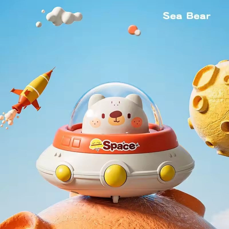 Kids press toy car baby pullback inertia star car baby puzzle boys girls kindergarten gifts