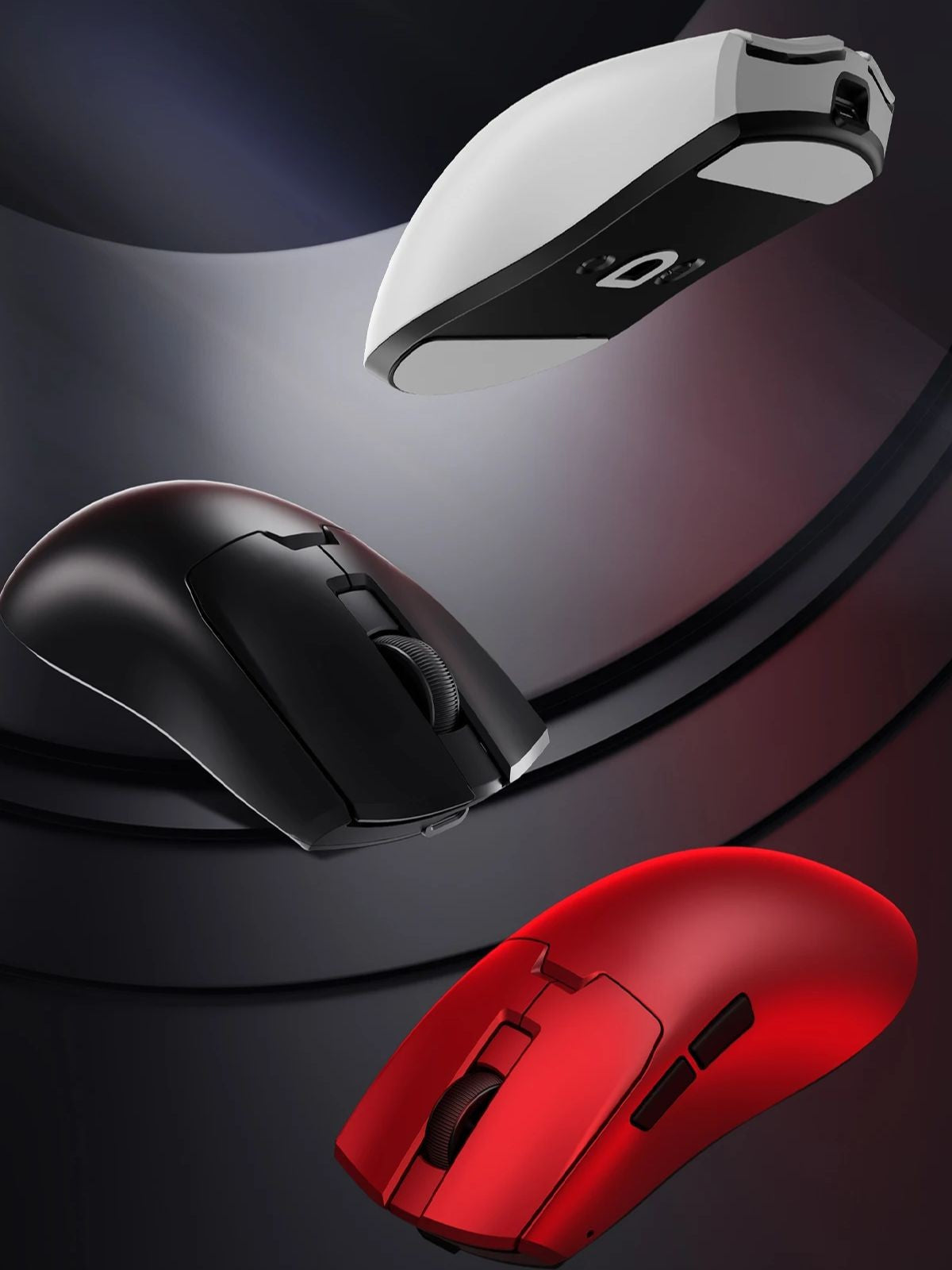 Delux M800mini Wireless Gaming Mouse, 46g Lightweight,PAW3395/PAW3311,1KHz Polling Rate for Small to Medium Hand PC Gamer