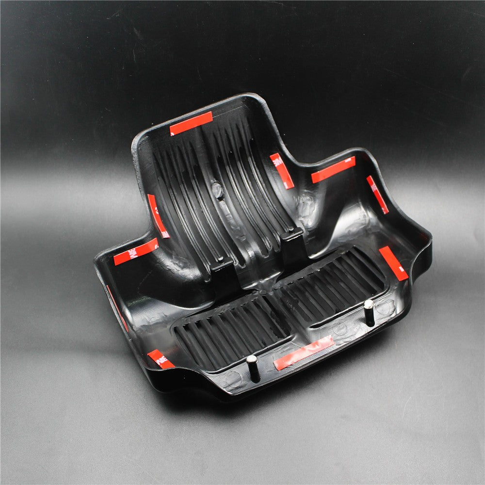 Capa de resfriador de óleo de estoque de ABS para motocicleta preto/cromado para Harley Touring Street Electra Glide Road King FLHX FLTR FLHT 2011-2016