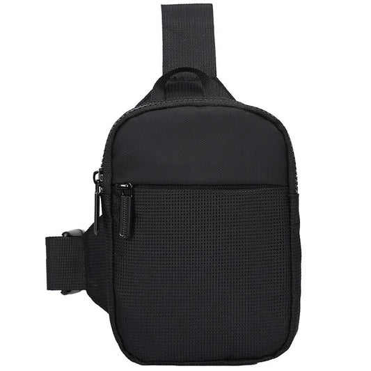 Mini Chest Bag for Men Women Casual Sling Shoulder Crossbody Pack Nylon Waterproof for Outdoor Running Cycling Travel Phone Bags