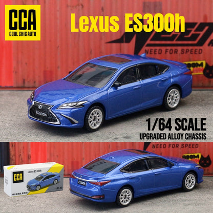 1/64 Leuxs ES300h Carrinho Modelo CCA MSZ 1:64 Veículo Fundido Miniatura Rodas Livres Coleção Adequado para Hot Wheels Presente Criança