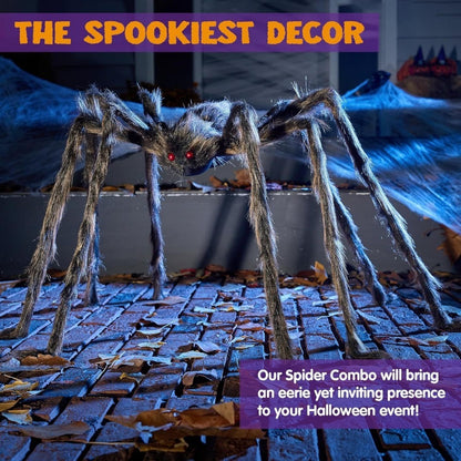 Spider Halloween Decoration Home Supplies Outdoor Yard/garden Decor Haunted House Spider Hallowen Day of The Dead Props Scream