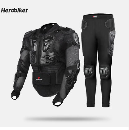 5XL Motorcycle Jackets Men's Full Body Armor Protection Jackets Motocross Enduro Racing Moto Protective Equipment Clothes