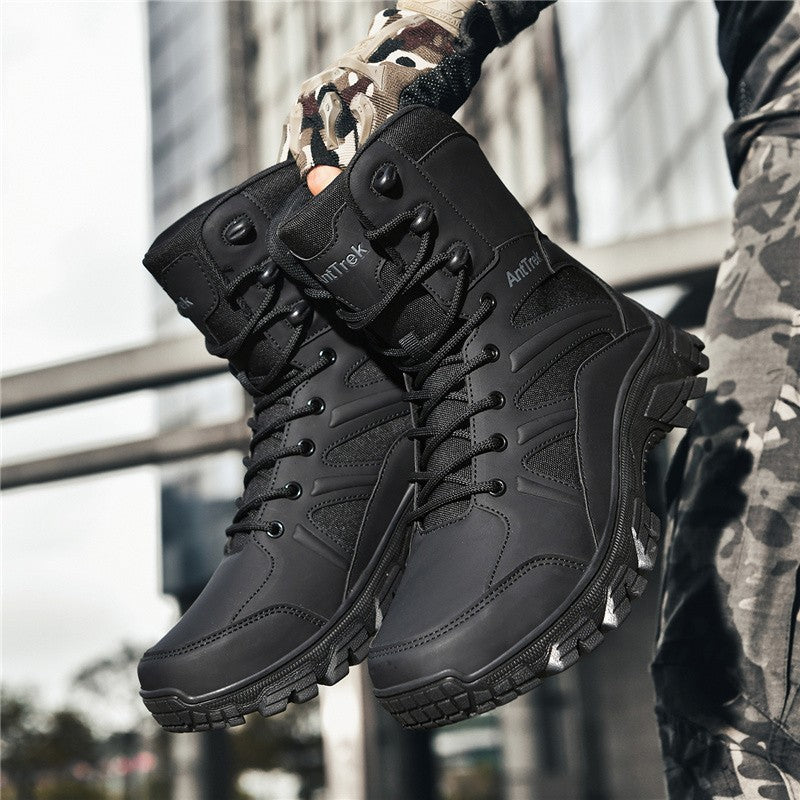 Botas de Caminhada Masculinas de Cano Alto, Casuais, Confortáveis e Quentes