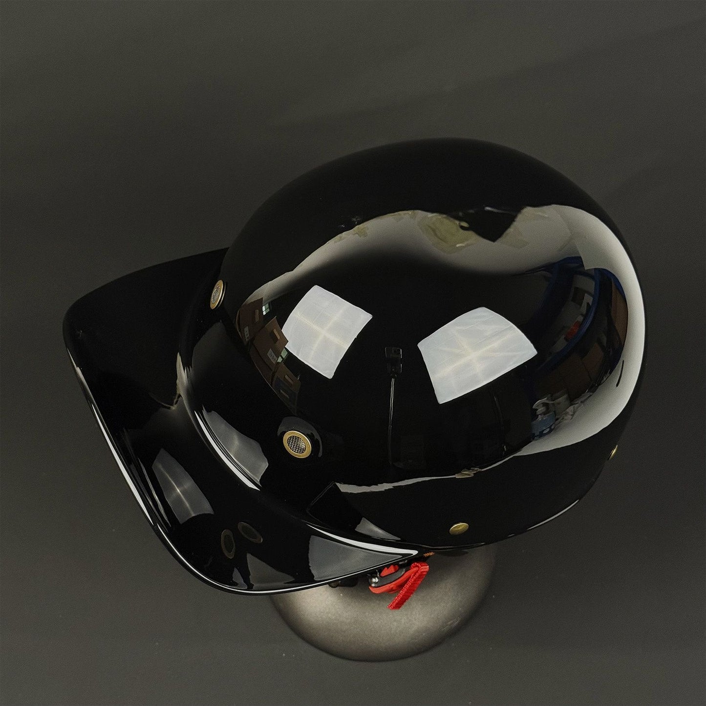 Capacete Aberto para Moto Unissex Adulto Aprovado pelo DOT Modelo "Meia Concha" para Moto ou Scooter