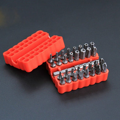 33 Peças Com Suporte de Bit Extensor Magnético Torx Hex Estrela Chave de Fenda para Marcenaria Conjunto de Bits de Segurança à Prova de Violação