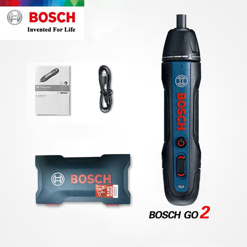 Parafusadeira Bosch Go 2 Recarregável Sem Fio Furadeira Parafusadeira de Impacto Bosch Go Parafusadeira Elétrica Ferramentas Elétricas Domésticas Multifuncionais