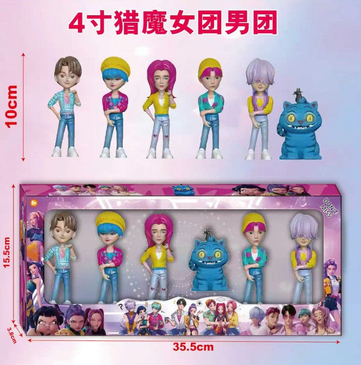 2026 NOVO Anime KPop Devil Hunter Boneca de Vinil Rumi Mira Zoi Personagem Máscara de Vinil Blind Box Enfeite Brinquedo Presente de Natal