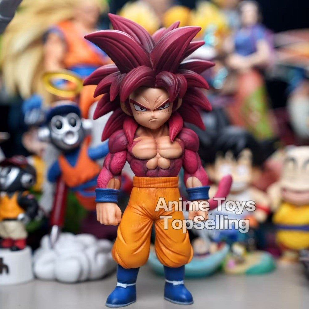 Anime Dragon Ball DAIMA Figure Super Saiyan 4 Goku Vegeta Action Figure Pvc Collectible Statue Model Toy Gifts15.5-16.5cm