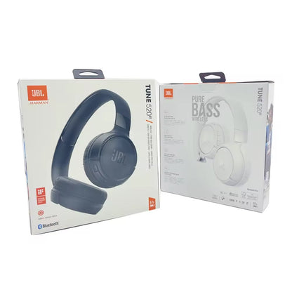 Fone de ouvido JBL Tune 520BT T520BT 100% Original sem fio Bluetooth 5.3 com conexão multiponto e suporte para Siri e Google Assistant
