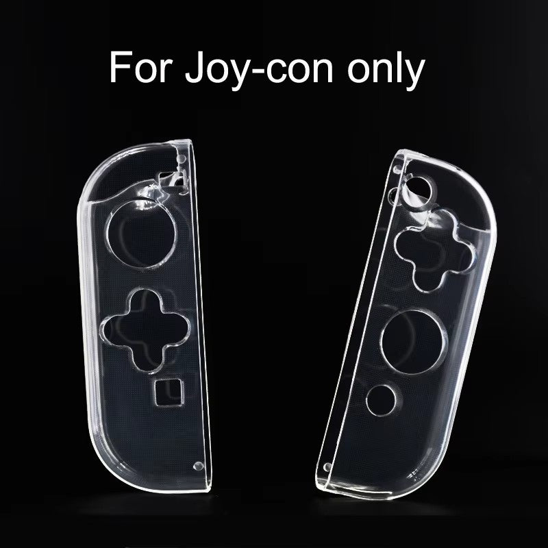 Transparent TPU Soft Case Joycon Protective Shell Cover for Nintendo Switch Oled Console NS Joy-con Crystal Back Full Protector