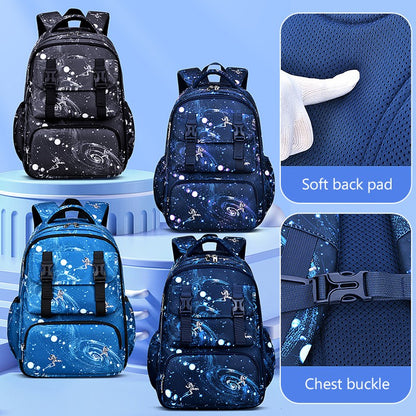 Mochila Ergonômica de Suporte Confortável para Coluna, para Livros Infantis do Ensino Fundamental e Médio Meninos Leve