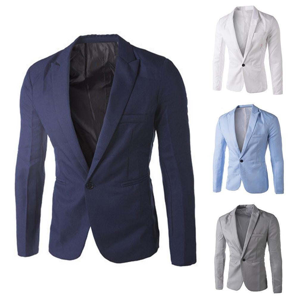 Autumn Men s Suit 8 colors male Suits business Jackets Coat Fashionable white black grey M 3XXXL