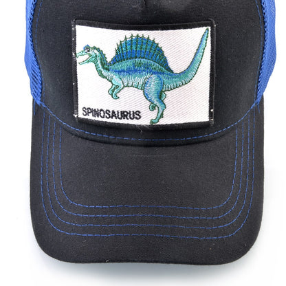 Men's Summer Baseball Cap Women Streetwear Trucker Caps With Spinosaurus Patch Snapback Hip Hop Drack Bones Adjustable Viosr Hat