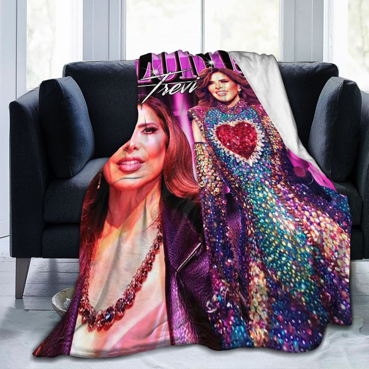 Gloria Trevi - Álbum De Película 2013 Manta de Sofá Fleece Respirável para Casa Quarto Mantas Colcha