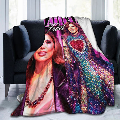Gloria Trevi - Álbum De Película 2013 Manta de Sofá Fleece Respirável para Casa Quarto Mantas Colcha