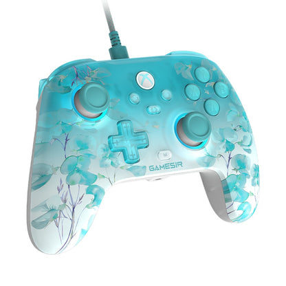 GameSir T7 Pro Floral Xbox Gaming Controller Wired Gamepad for Xbox Series X, Xbox Series S, Xbox One, with Hall Effect Joystick