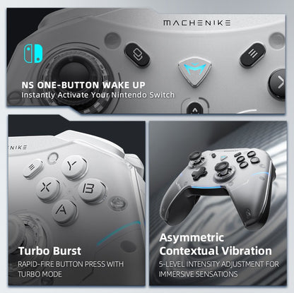 Machenike Gamepad Wireless Gaming Controller G5 Pro Elite Hall Trigger Joystick Mecha-Tactile Buttons For Switch PC Android IOS