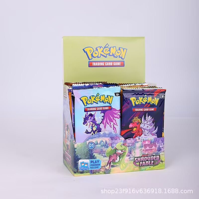 360 Peças/Conjunto Cartas Pokémon xy-Primal ESCARLATE&VIOLETA 151 Chamas Obsidianas PALDEAN FATES Ultra Prism Pacotes de Batalha em Inglês