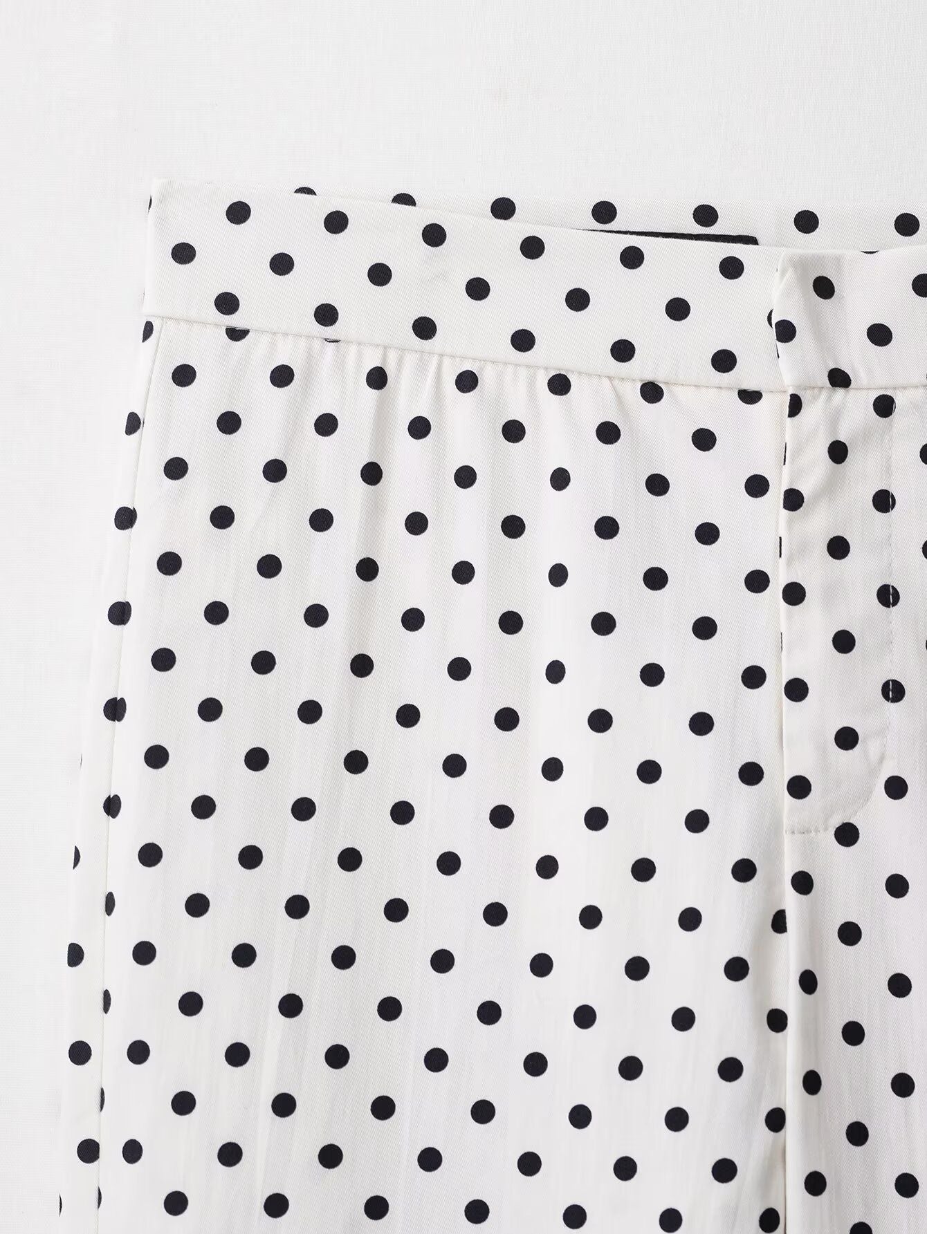 HH Woman Autumn Long Sleeves Turtleneck Zipper With Pockets Drawstring Casual Coats Women Fashion Polka Dot Printed Jacket